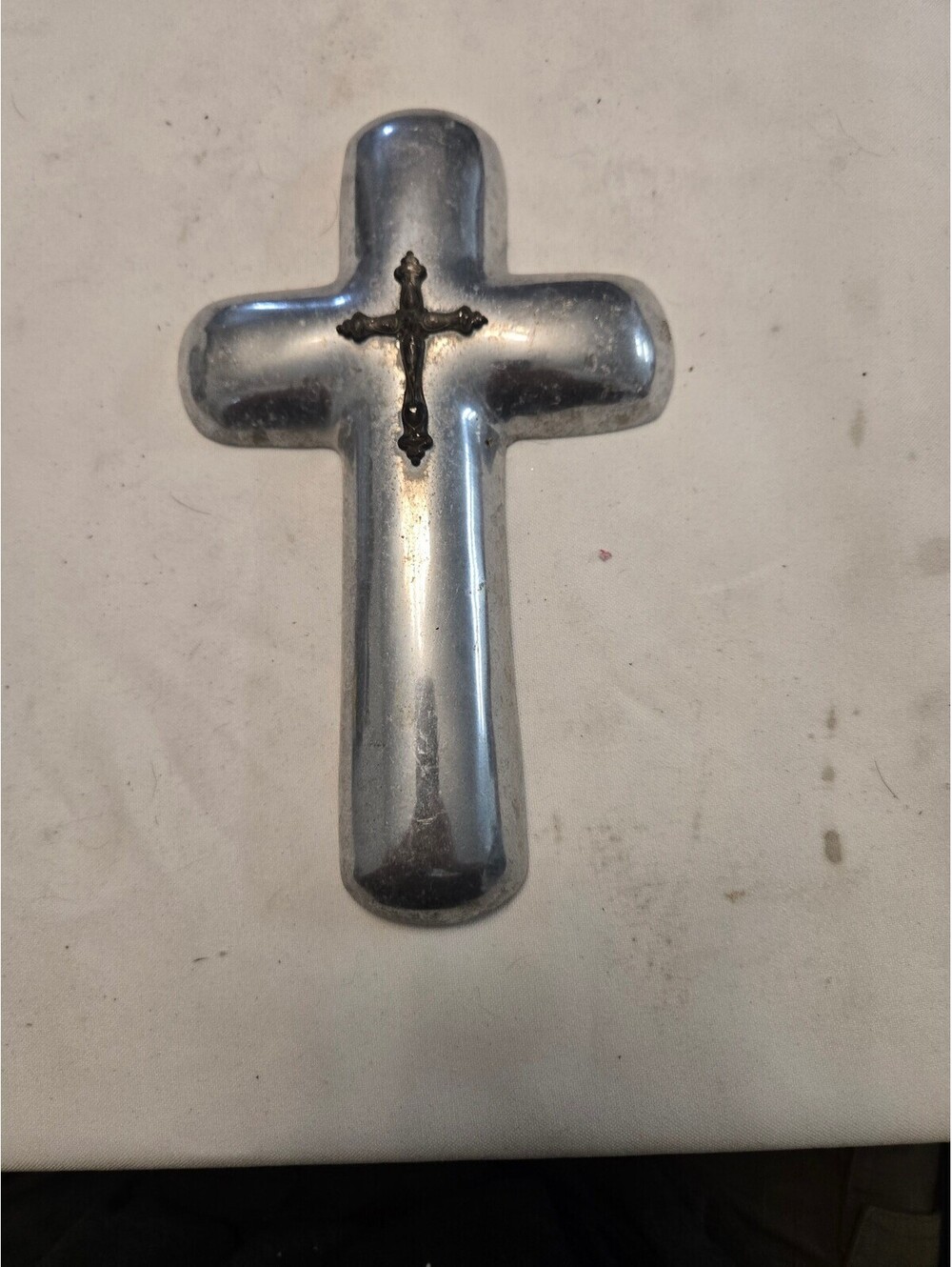 Vintage Solid Metal Cross Wall Hanging Decor 8x5